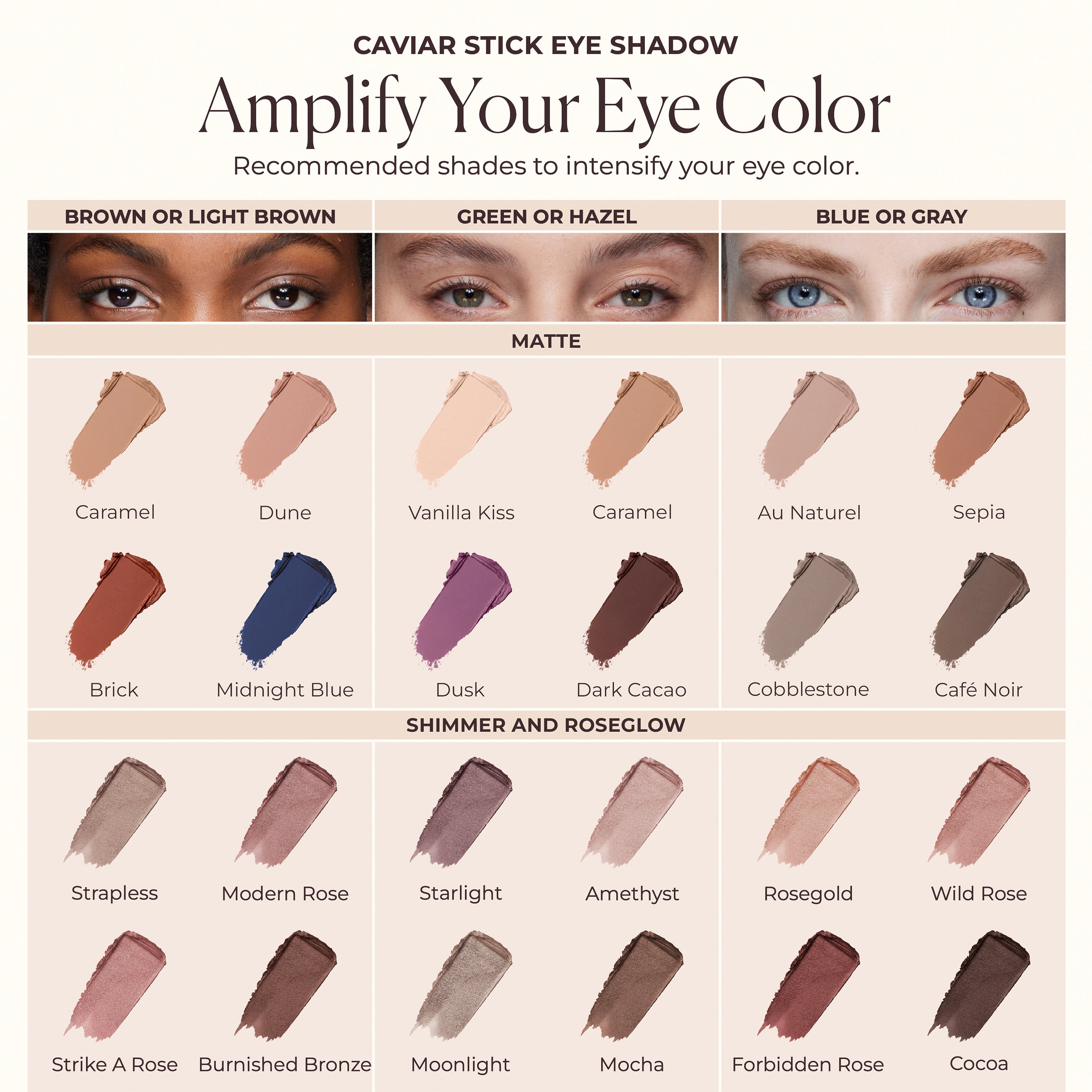 RoseGlow Caviar Stick Eye Shadow